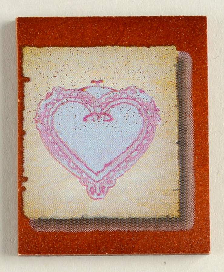 Simpler Times Calendar Valentine's Pink Heart - No Box by Bradford Exchange-1
