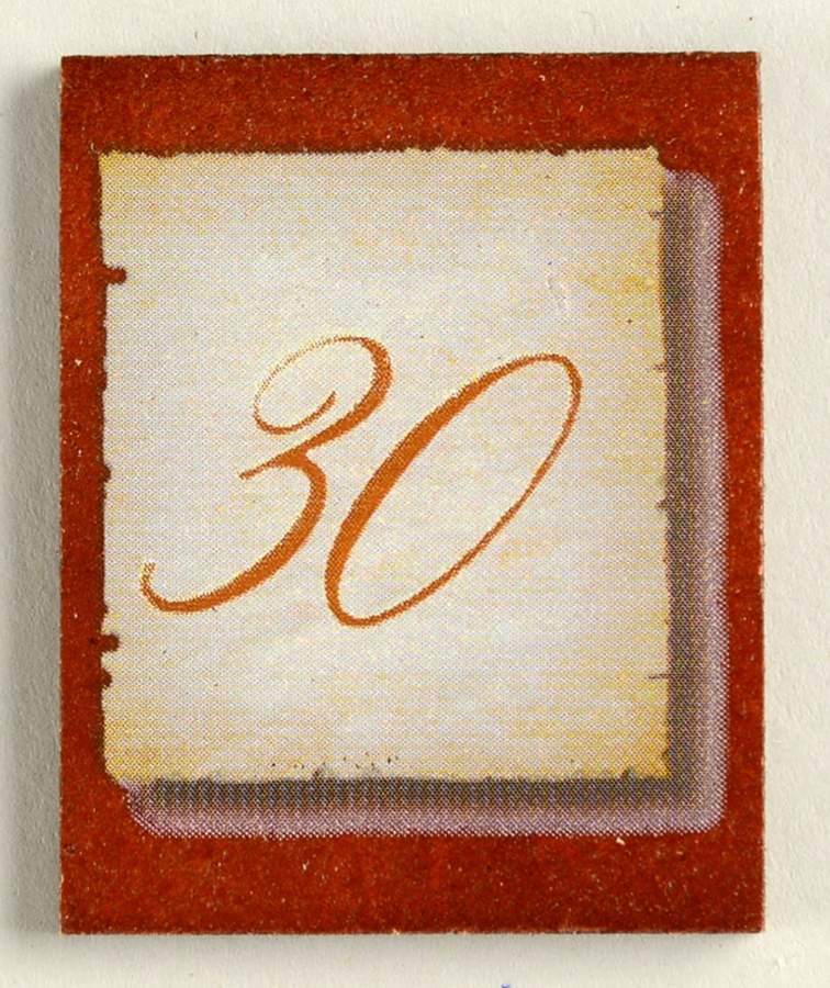 Simpler Times Calendar #30 Tile - No Box by Bradford Exchange-1