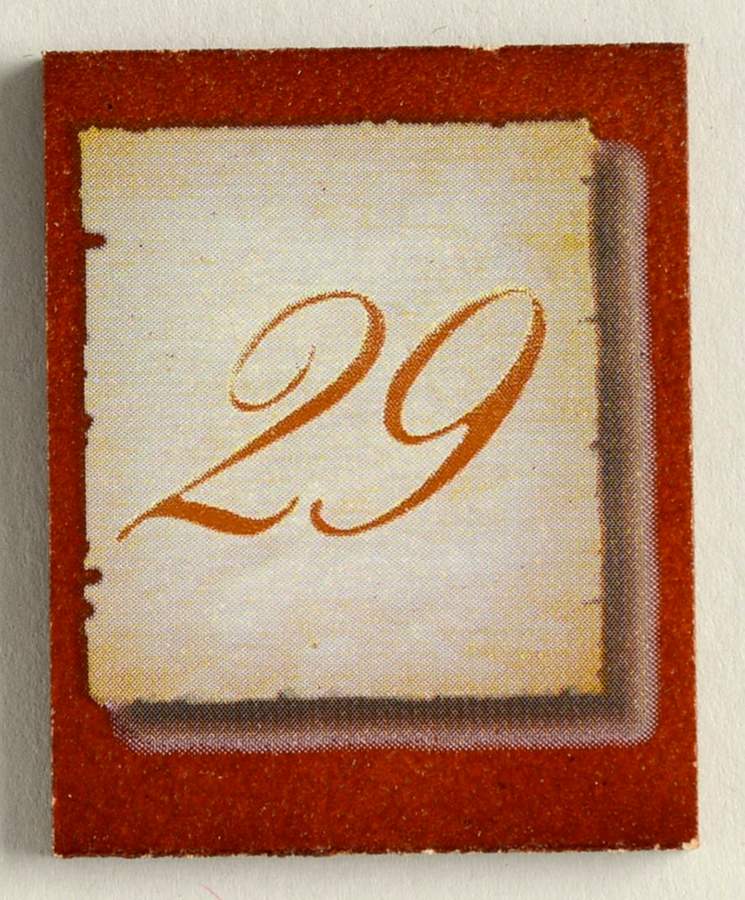 Simpler Times Calendar #29 Tile - No Box 42 by Bradford Exchange-1
