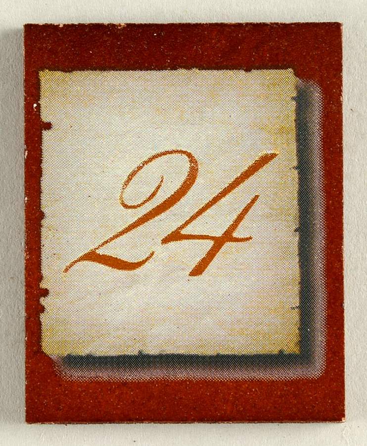 Simpler Times Calendar #24 Tile - No Box by Bradford Exchange-1