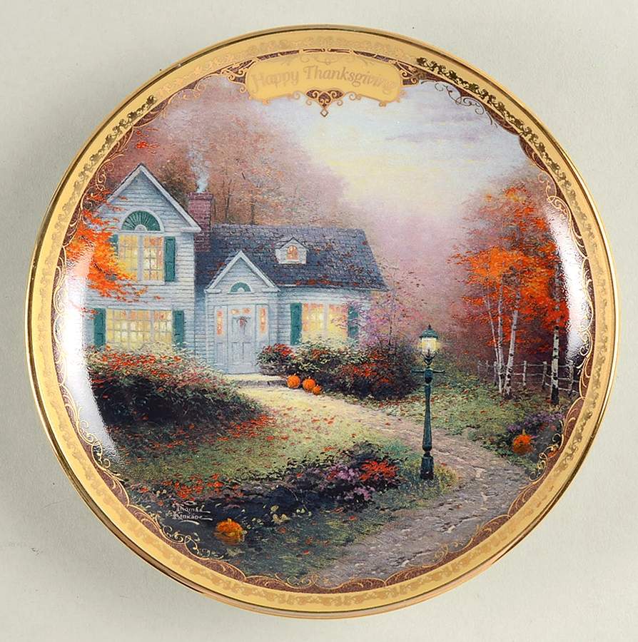 Simpler Times Calendar Happy Thanksgiving-Blessing Of Autum - No Box by Bradford Exchange-1