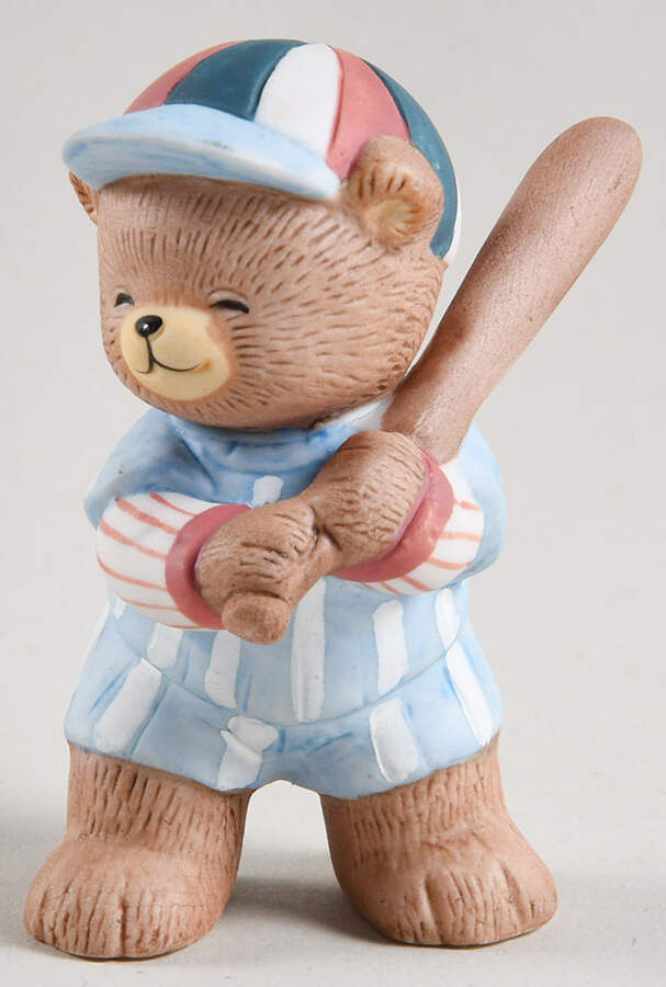 Bears of Distinction Bear With Baseball Bat - Boxed by Bronson Collectibles-1