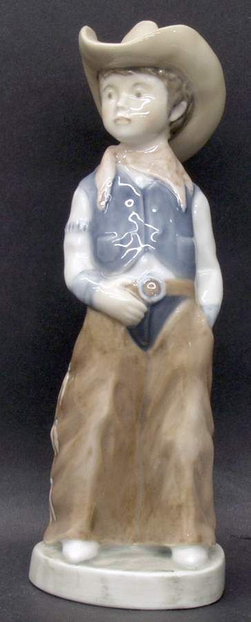 Annual Children of the World Billy-The American Cowboy - No Box by Bing & Grondahl-1
