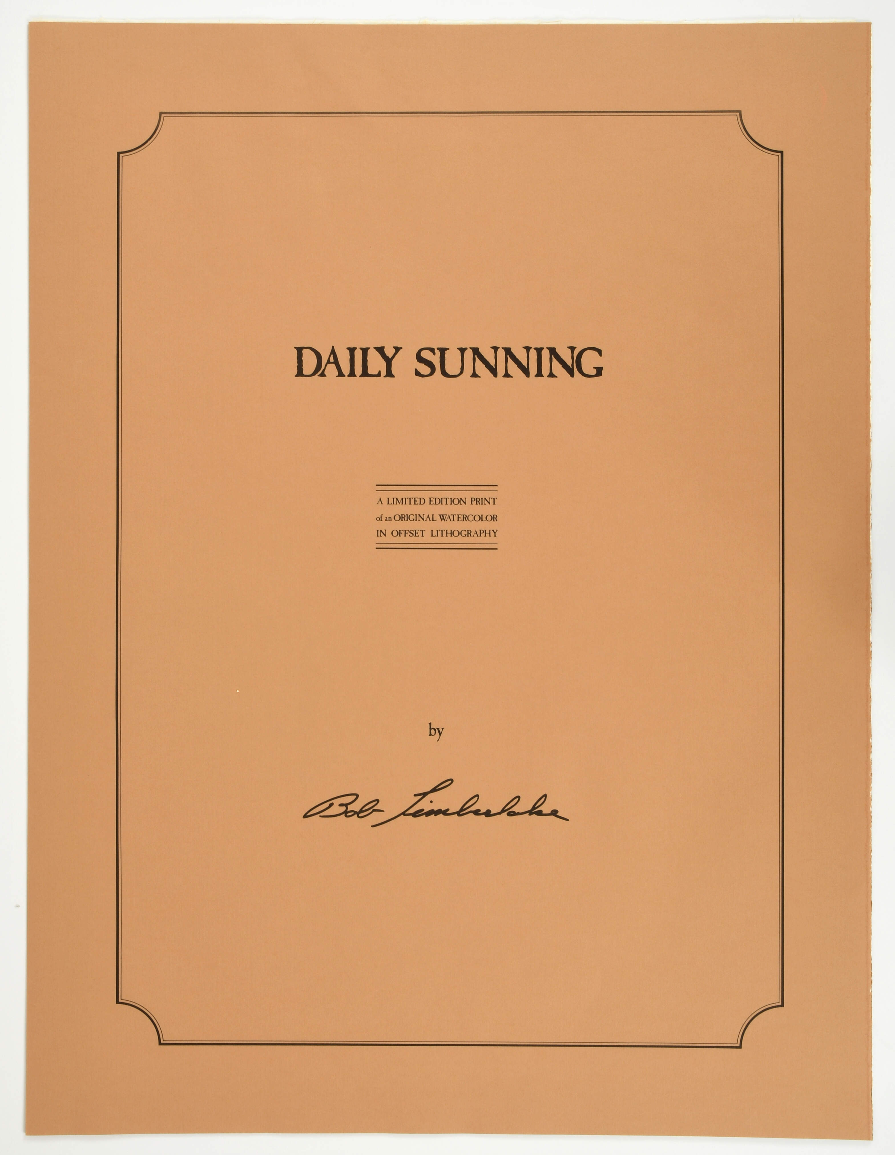 Bob Timberlake Prints Daily Sunning - Boxed by Bob Timberlake-4