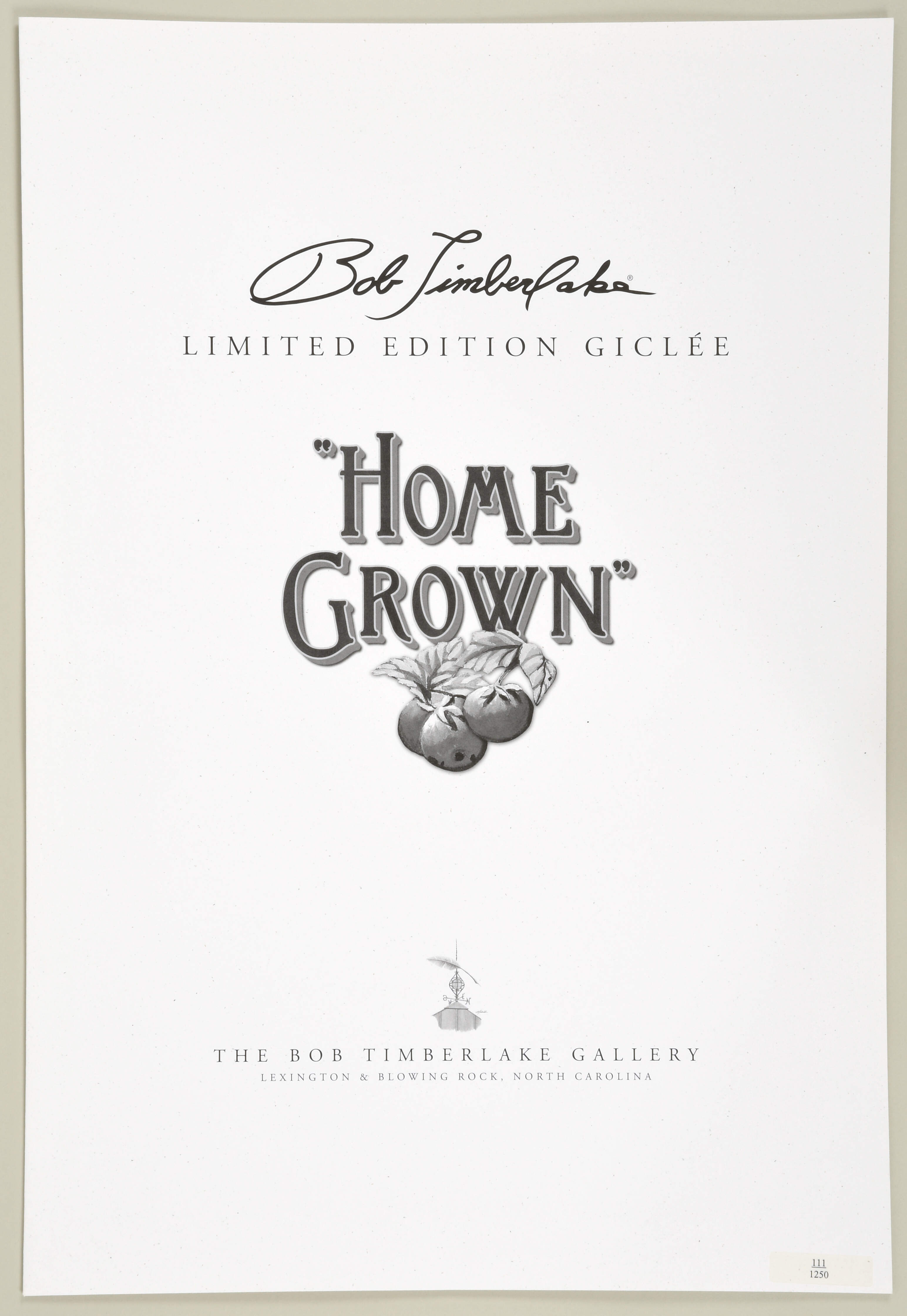 Bob Timberlake Prints Home Grown - Boxed by Bob Timberlake-2