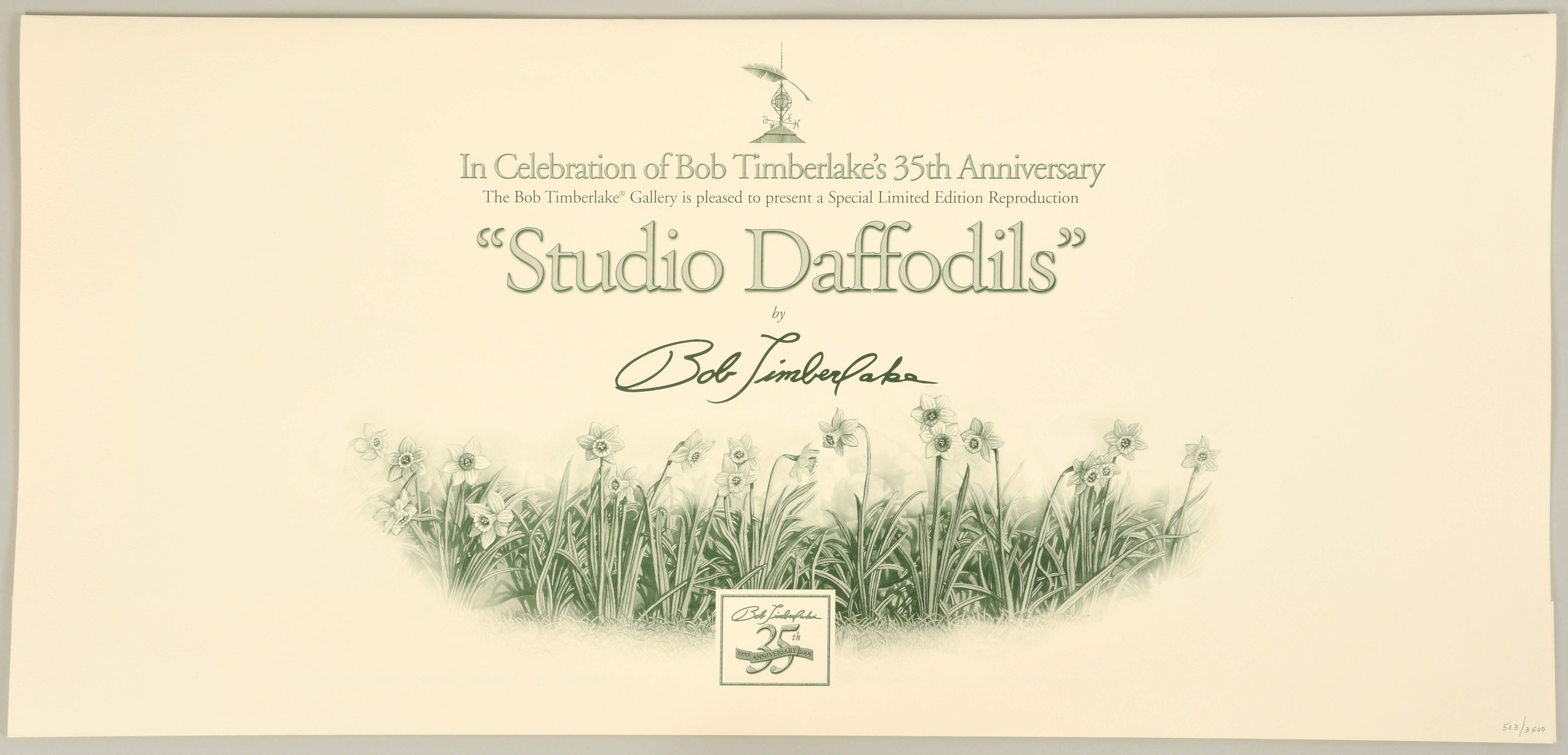 Bob Timberlake Prints Studio Daffodils - Boxed by Bob Timberlake-2