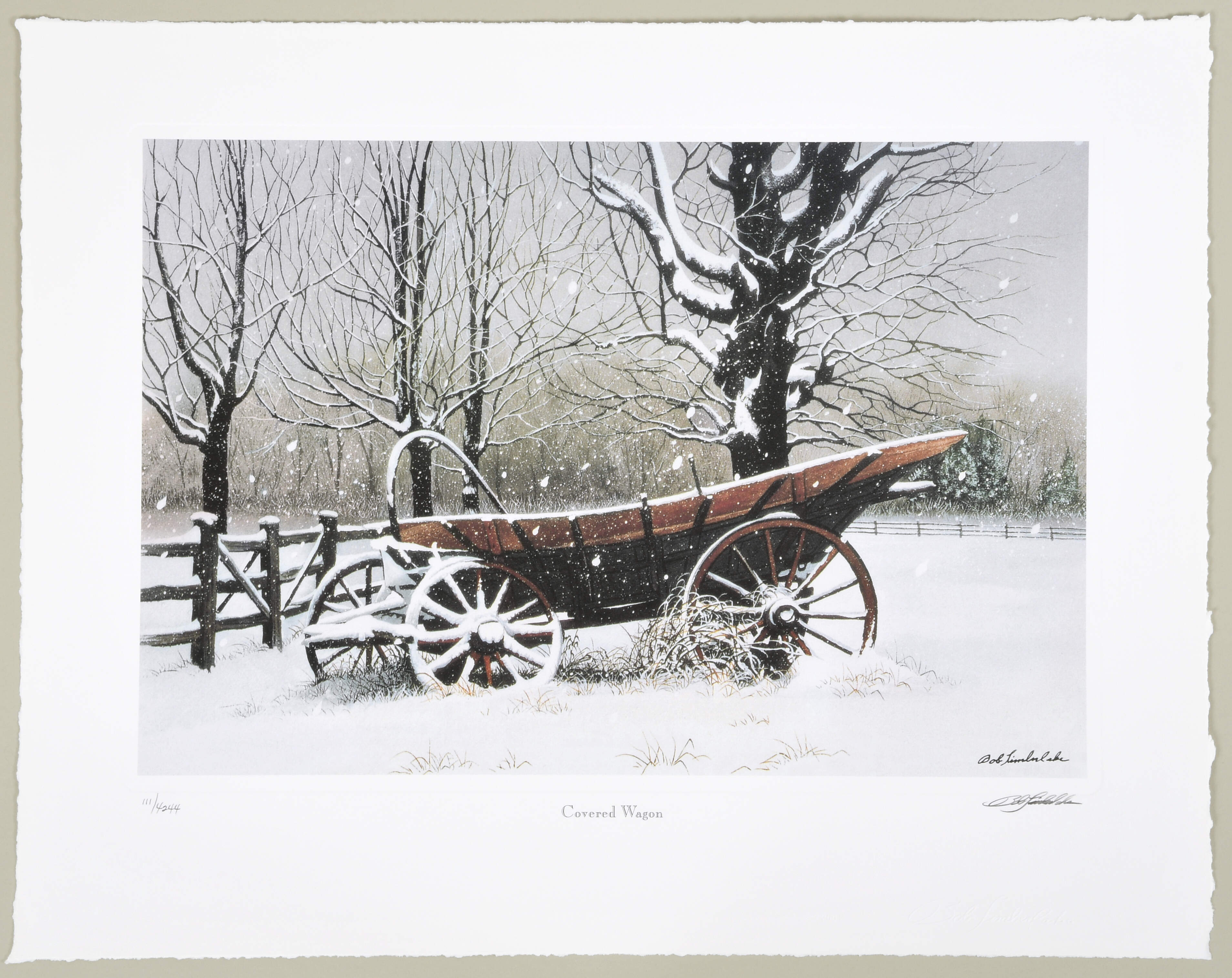 Bob Timberlake Prints Winter Portfolio-Two Print Set - Boxed by Bob Timberlake-1