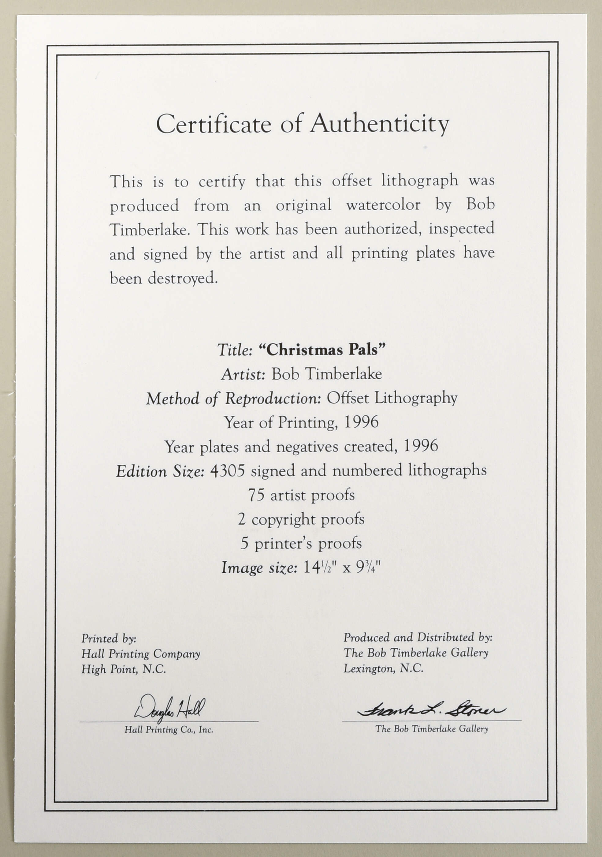 Bob Timberlake Prints Christmas Pals - Boxed by Bob Timberlake-6