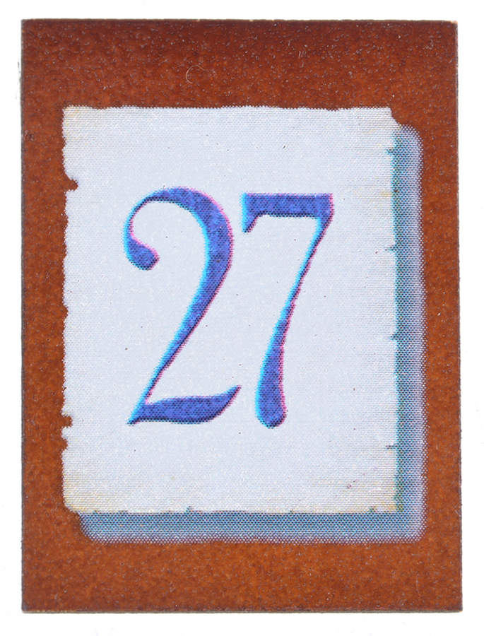 Charles Wysocki's Purr-Fect Year #27 Tile - No Box by Bradford Exchange-1