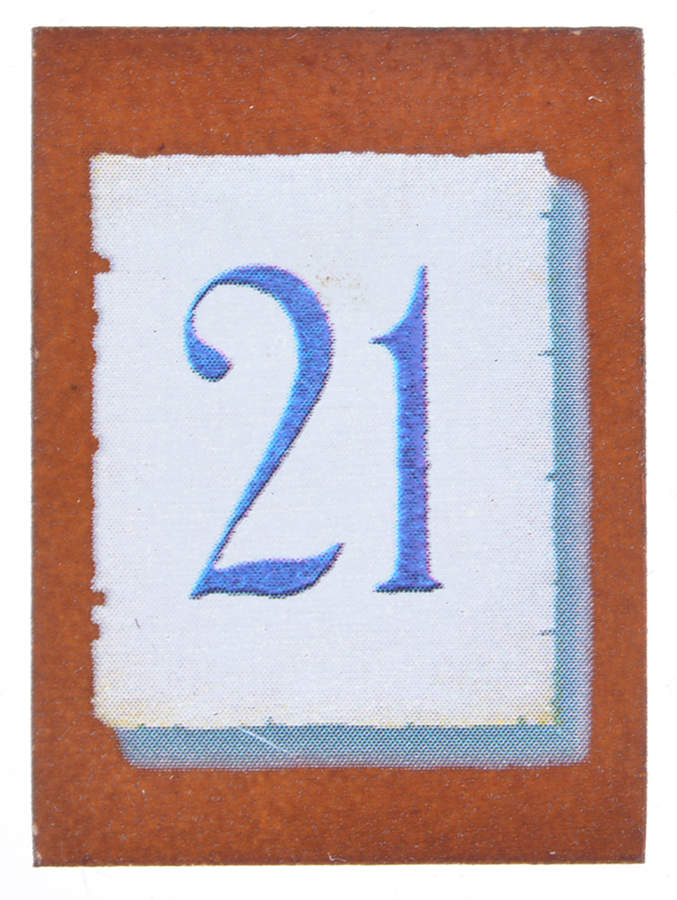 Charles Wysocki's Purr-Fect Year #21 Tile - No Box by Bradford Exchange-1