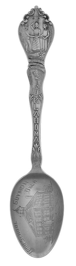 Souvenir Spoons Oklhoma - No Box by Baker Manchester-1