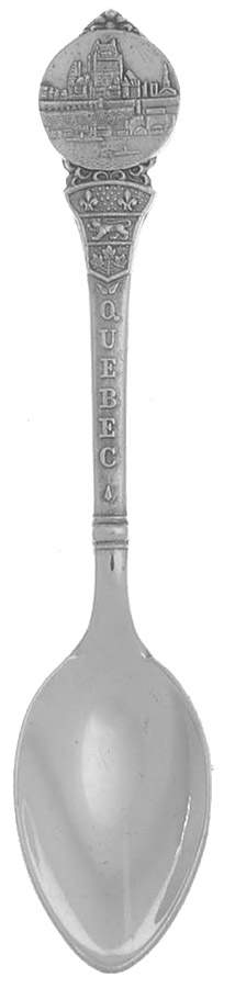 Canadian Souvenir Spoon Quebec - No Box by Birks Silver-1