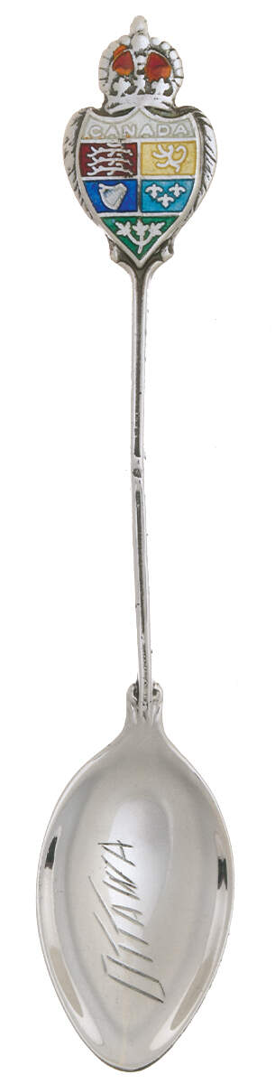 Souvenir Spoons (Sterling) Ottowa, Canada - No Box by Bruckmann & Sohne-1