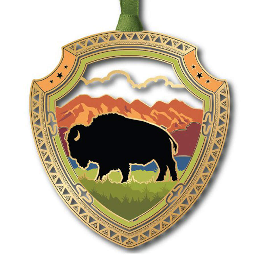 Western Ornaments Buffalo - No Box by Beacon Design-1