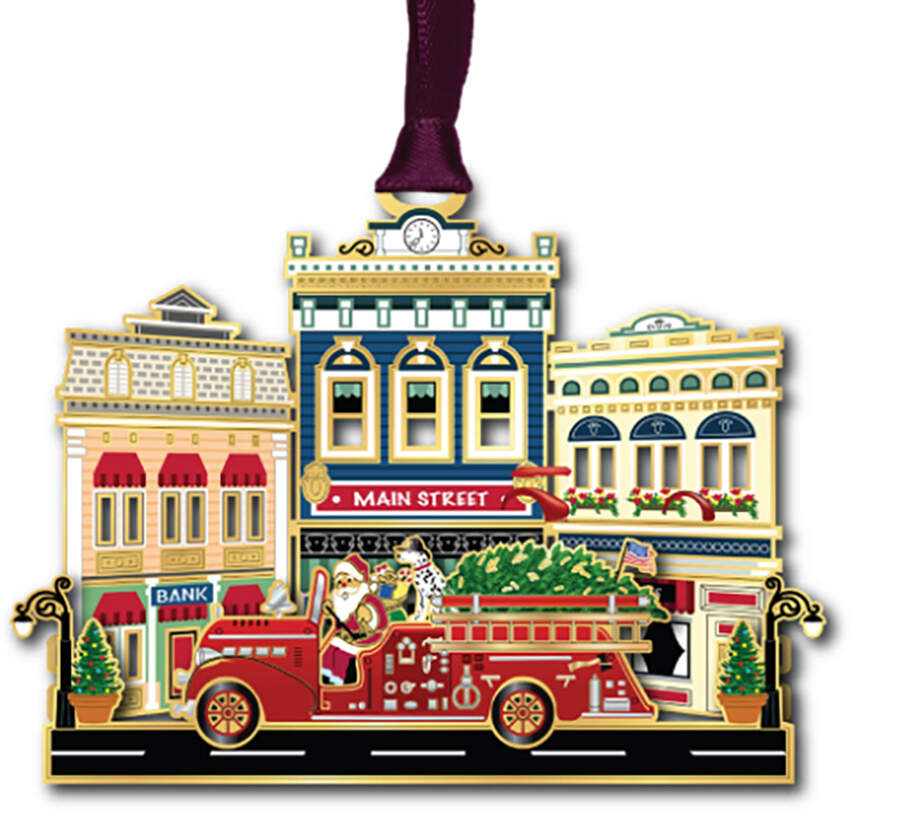 Christmas Ornaments Main Street Firetruck - No Box by Beacon Design-1