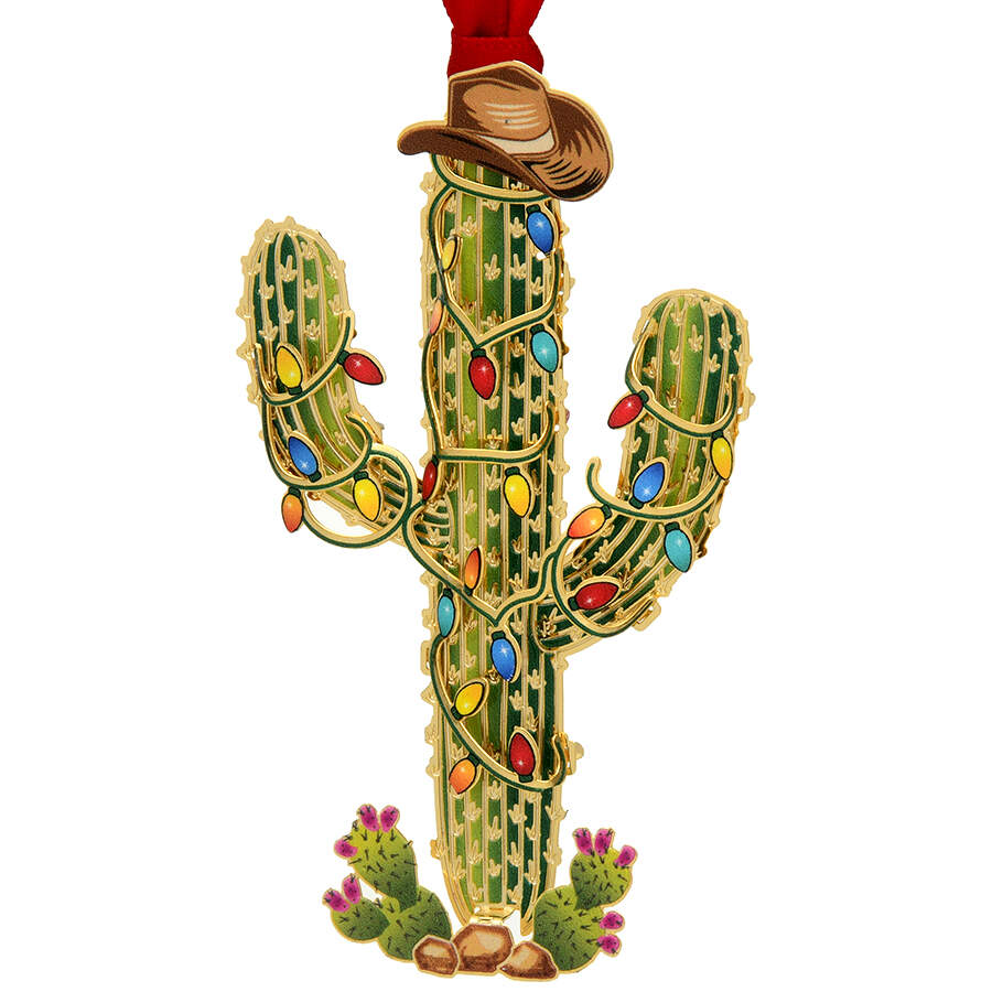 Christmas Ornaments Cowboy Cactus - No Box by Beacon Design-1