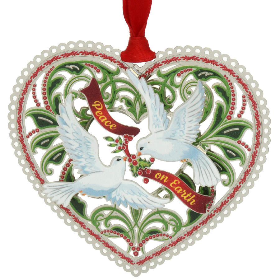 Christmas Ornaments Peace Doves - No Box by Beacon Design-1