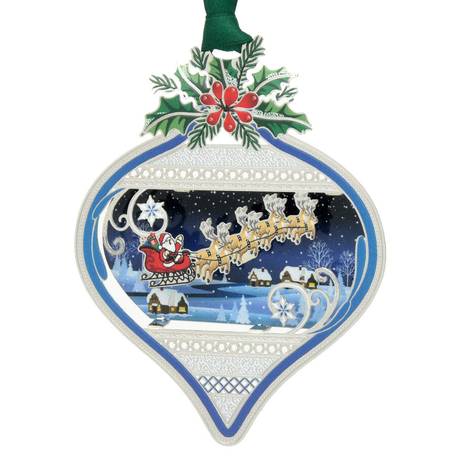 Christmas Ornaments Christmas Scene Bulb - Boxed by Beacon Design-1