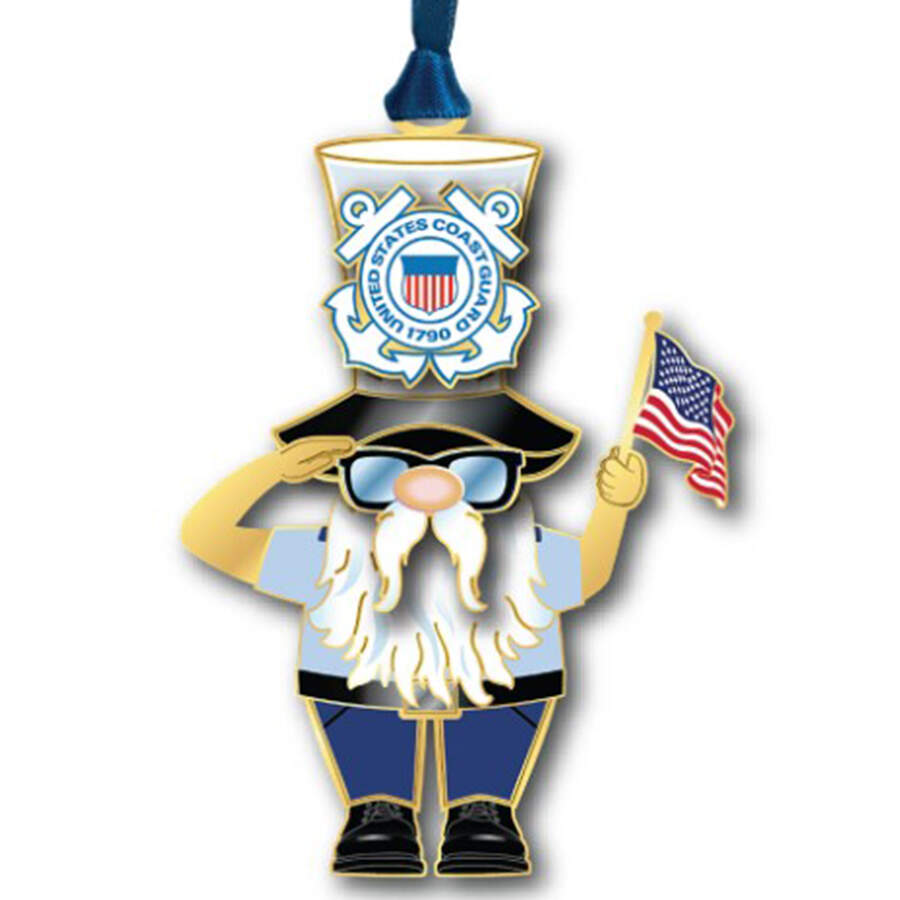 Military Ornaments U.S. Coast Guard Gnome - Boxed by Beacon Design-1