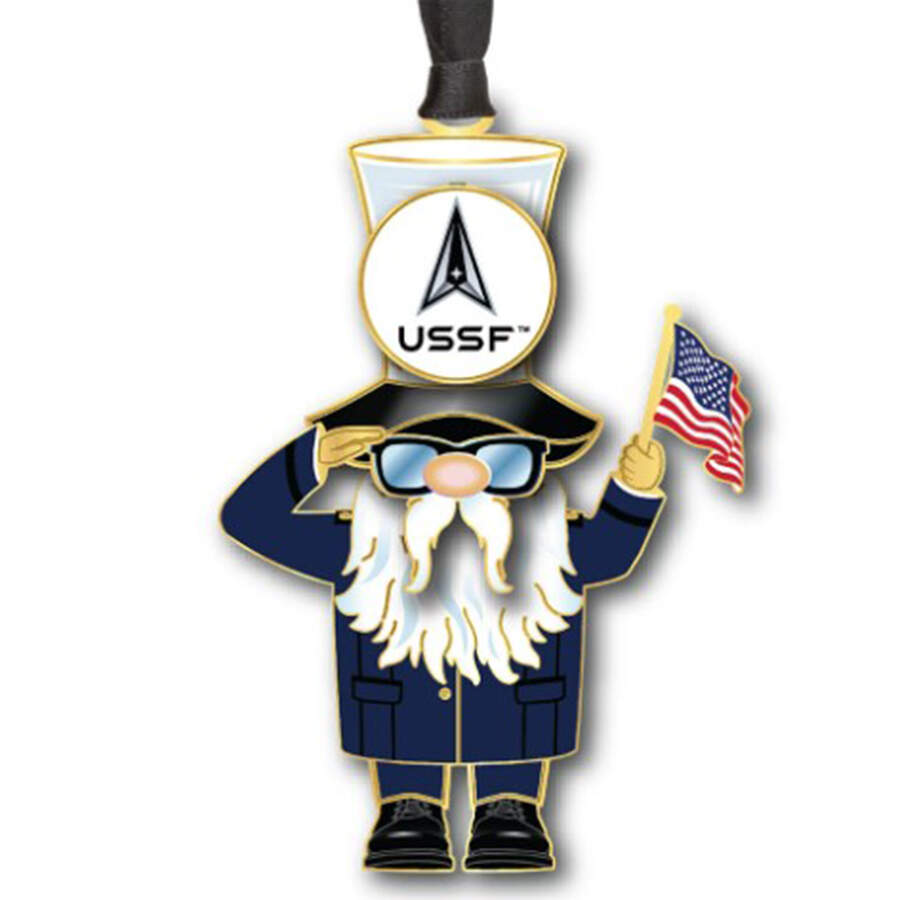 Military Ornaments U.S. Space Force Gnome - Boxed by Beacon Design-1
