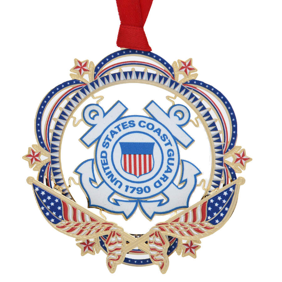 Military Ornaments Patriotic U.S. Coast Guard - Boxed by Beacon Design-1