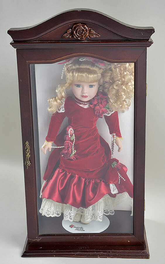 Camellia Garden Collection Red Dress Doll - With Box by Brass Key Inc-1