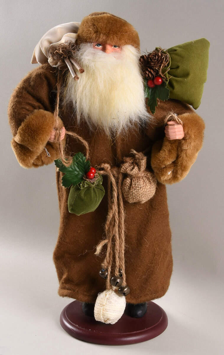 Santas Brown Coat Santa - No Box by Bronson Collectibles-1