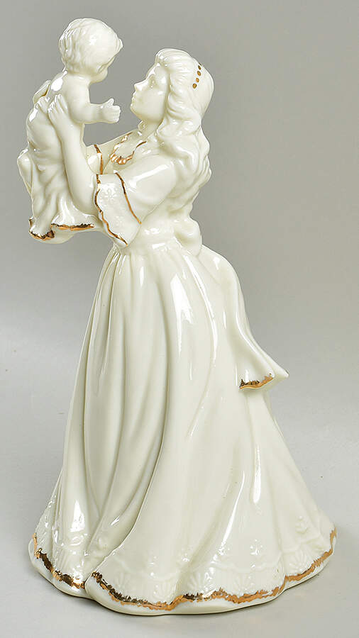 Formalities Ivory & Gold Collection Mother And Baby - No Box by Baum Brothers-1