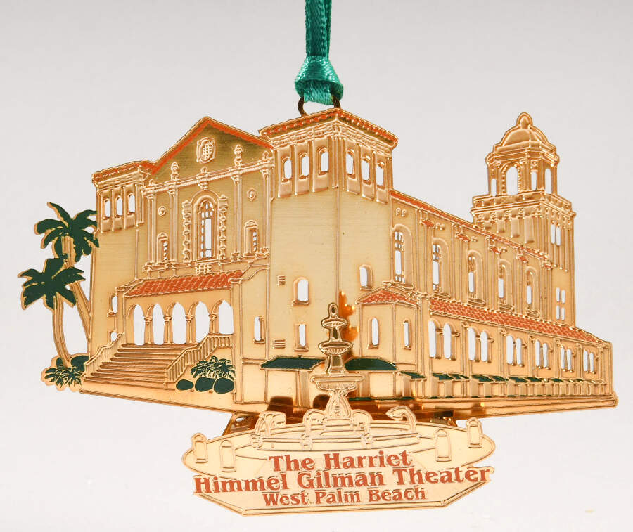 West Palm Beach Garden Club;Historical Ornaments Harriet Gilman Theater - No Box by Steve Bixby-1