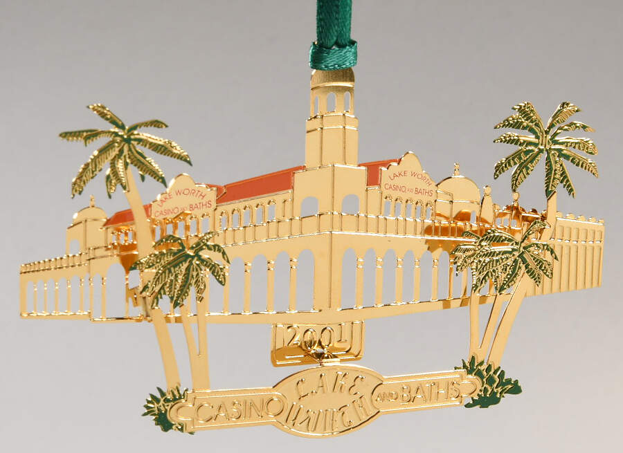 West Palm Beach Garden Club;Historical Ornaments Lake Worth Casino - Boxed by Steve Bixby-1