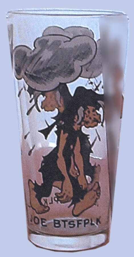 Al Capp Character Tumblers Joe Btsfplk- 16 Oz - No Box by Brockway Glass Co.-1