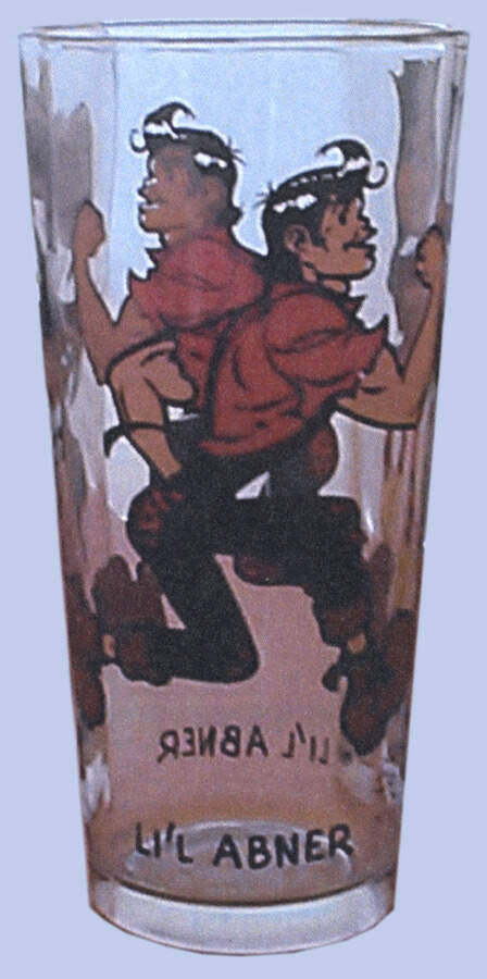 Al Capp Character Tumblers Li'l Abner- 16 Oz. - No Box by Brockway Glass Co.-1
