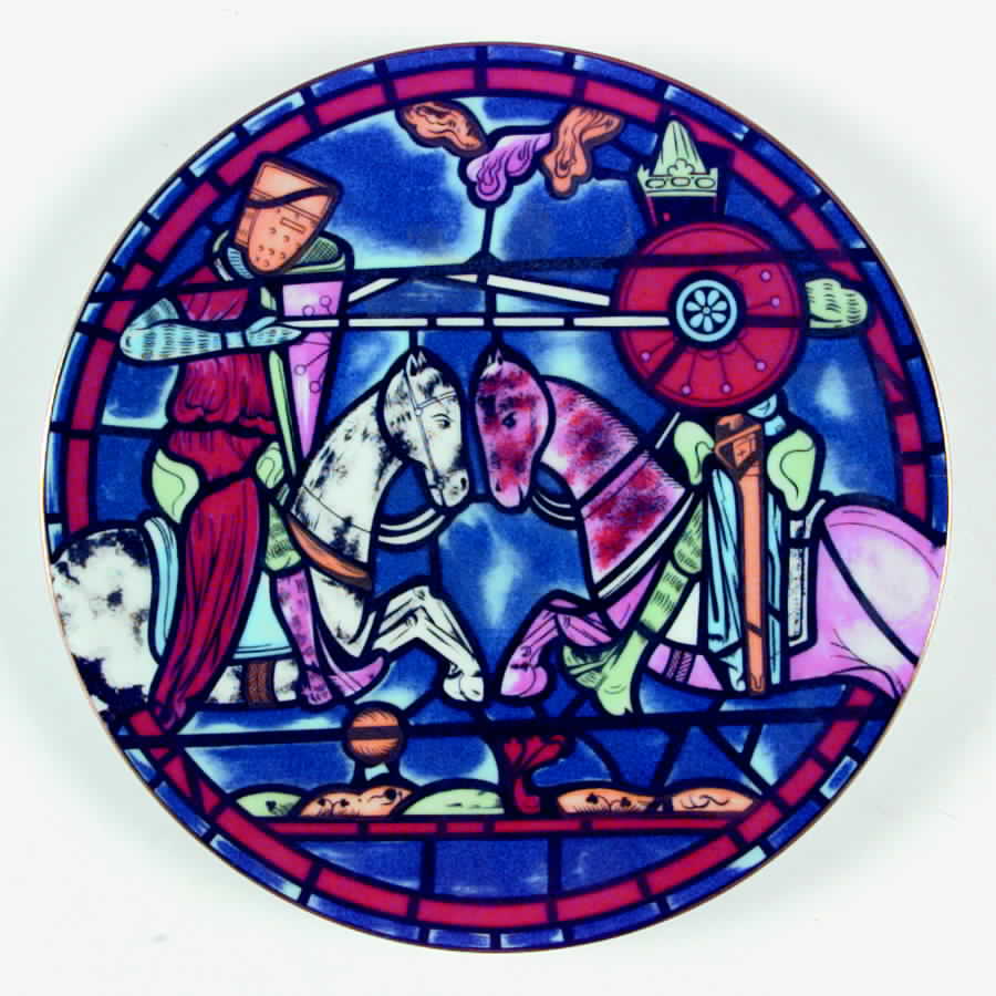 Cathedrals Charlemagne Window-Chartres - No Box by Cartier-1