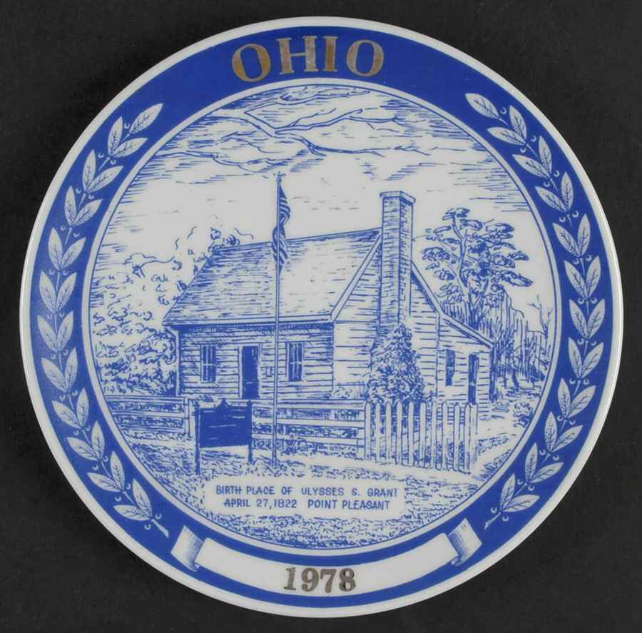 Ohio Annual Plates Birthplace Of Ulysses S Grant - No Box by Chateau-1