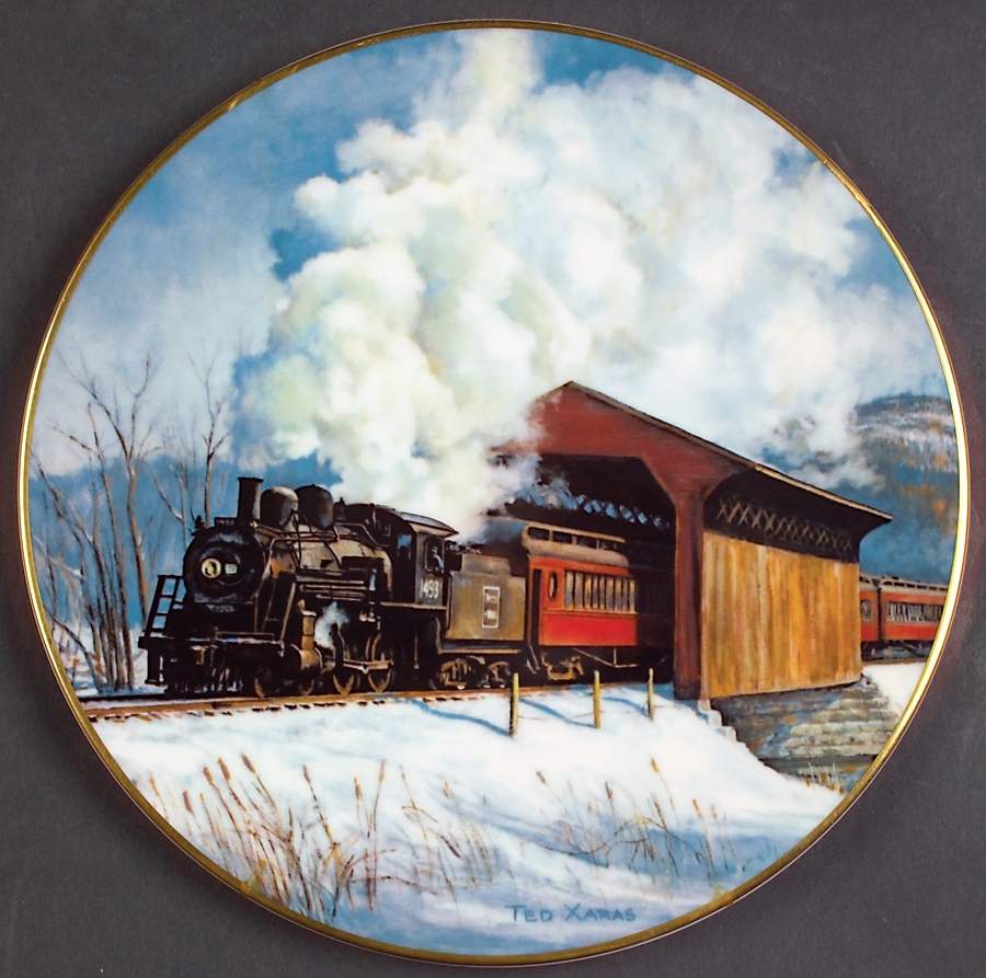 American Steam Winter On The Boston & Maine - Boxed by Christian Bell-1