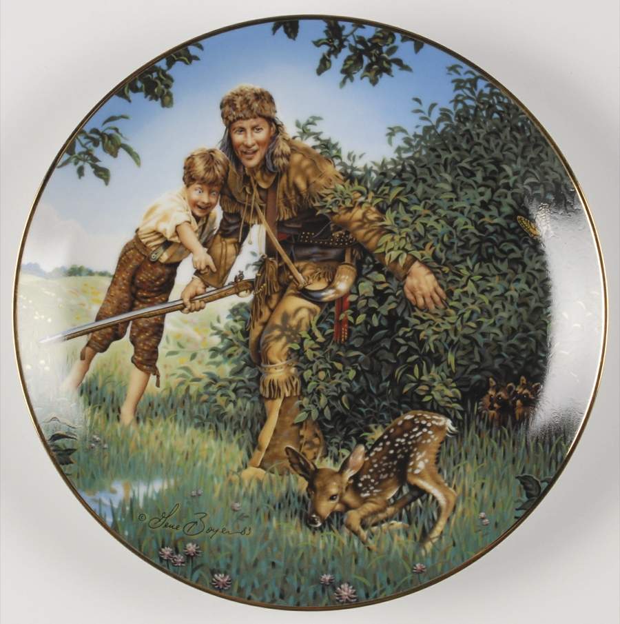 American Folk Heroes Davy Crockett - Boxed by Crown Parian-1