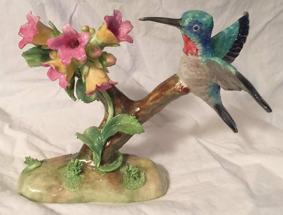 Bird Figurines Hummingbird - No Box by Crown Staffordshire-1
