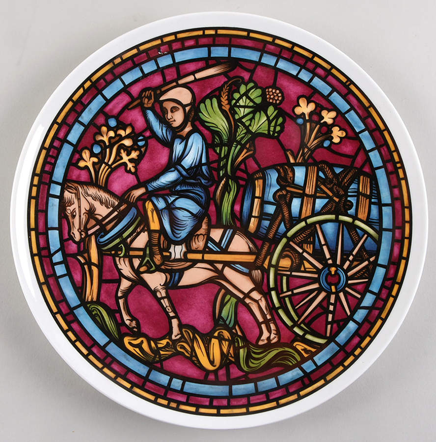 Stained Glass Windows St Lubin - No Box by Crown Staffordshire-1