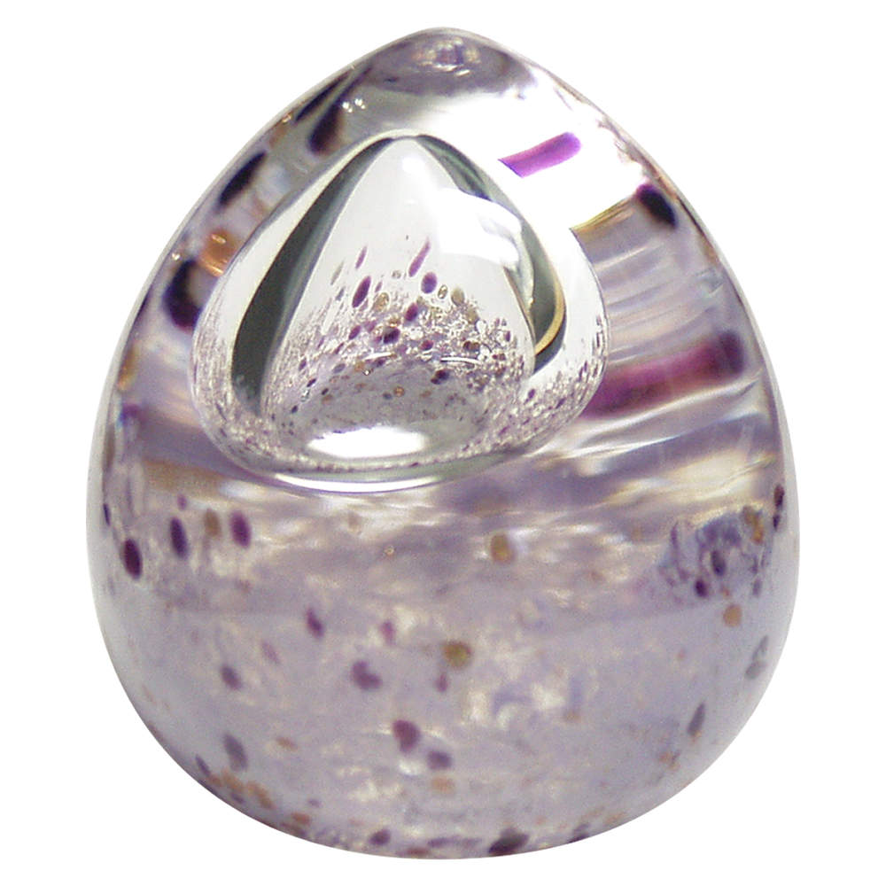 Caithness Paperweight Grace Domed Lilac - With Box by Caithness-1