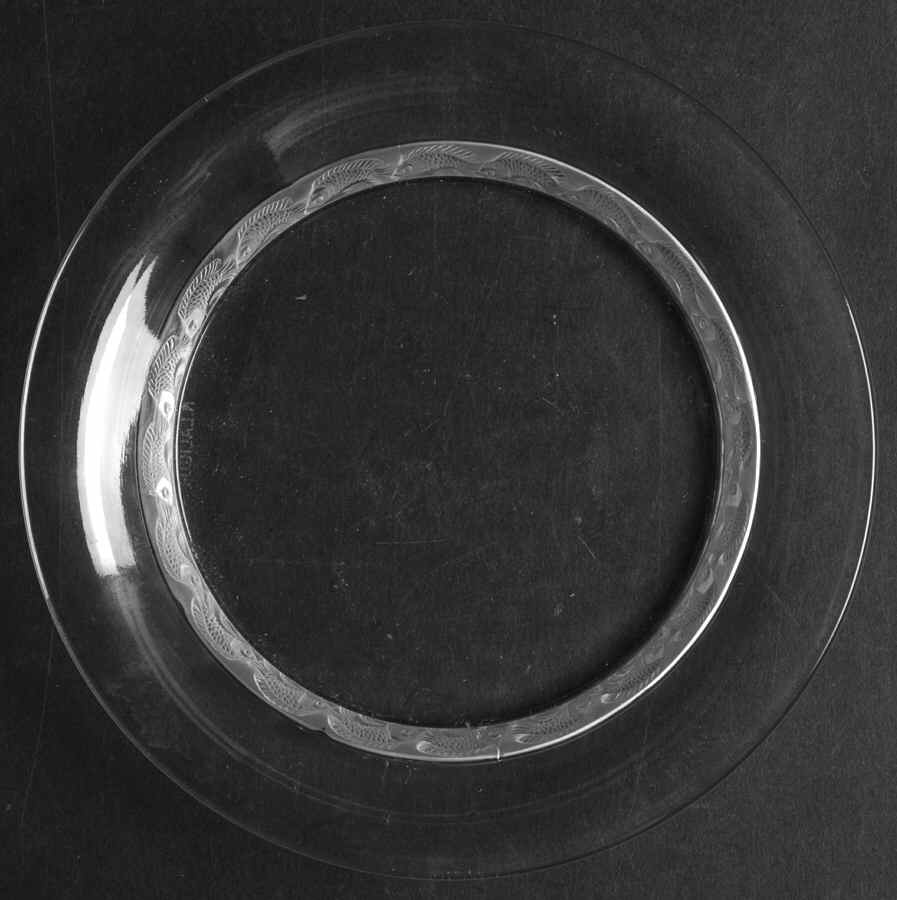 Lalique Figurines & Paperweights Fish-Dessert Plate - Nb957, No Box by Lalique-1