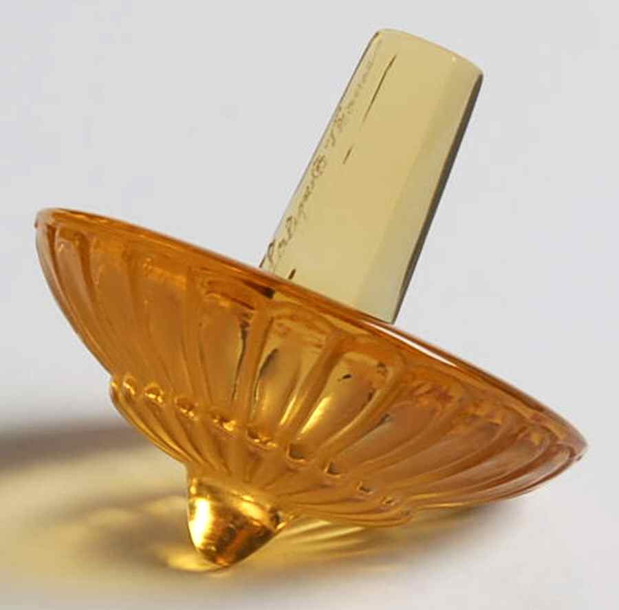 Lalique Figurines & Paperweights Spinning Top - Amber - No Box by Lalique-1