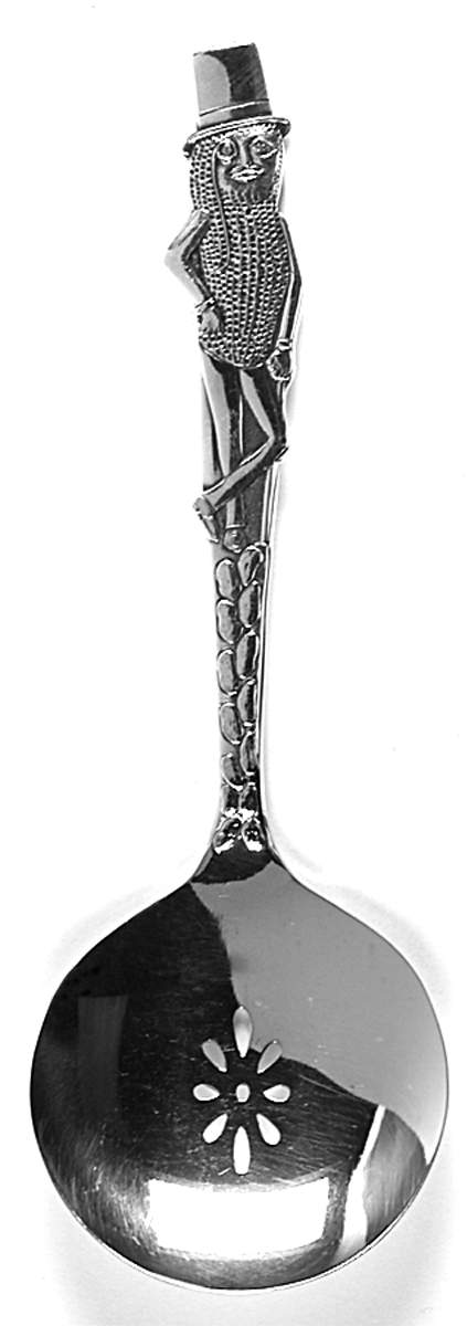 Mr. Peanut Mr Peanut Handle,Pierced Bowl - No Box by Carlton Silverplate-1