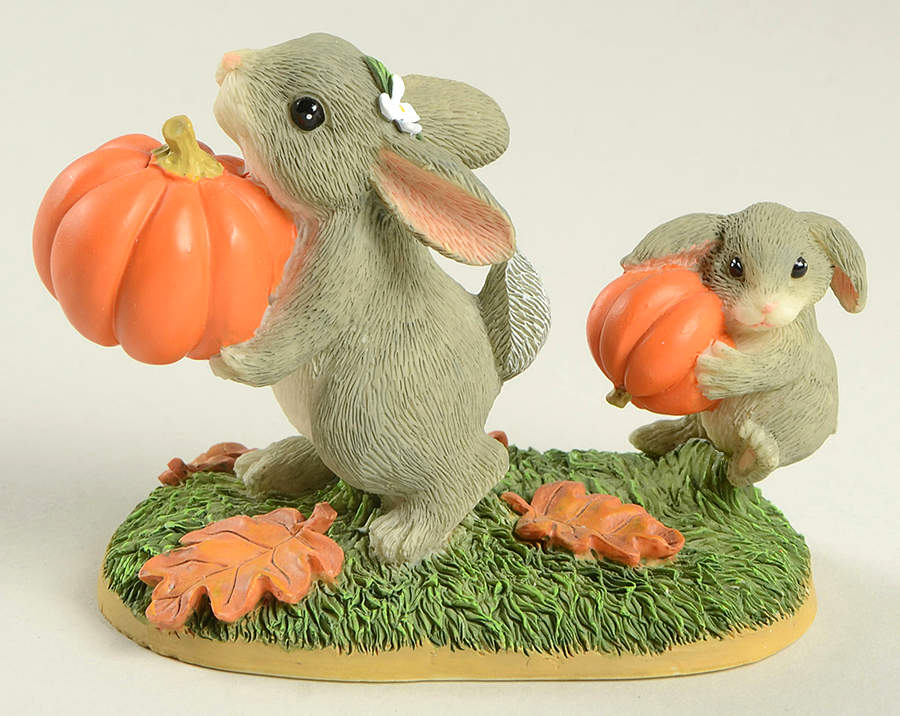 Charming Tails Pumpkin's First Pumpkin - With Box Bx350 by Charming Tails-1