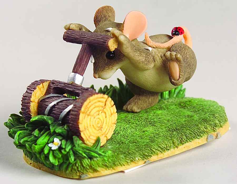 Charming Tails Mow, Mow, Mow, The Lawn - With Box by Charming Tails-1