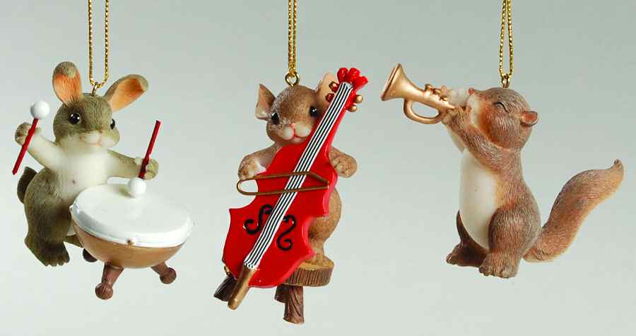 Charming Tails Set Of 3 Ornaments - No Box by Charming Tails-1