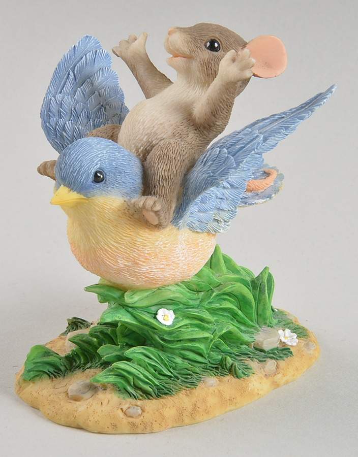 Charming Tails Riding On The Wings Of Friendship - With Box Bx357 by Charming Tails-1