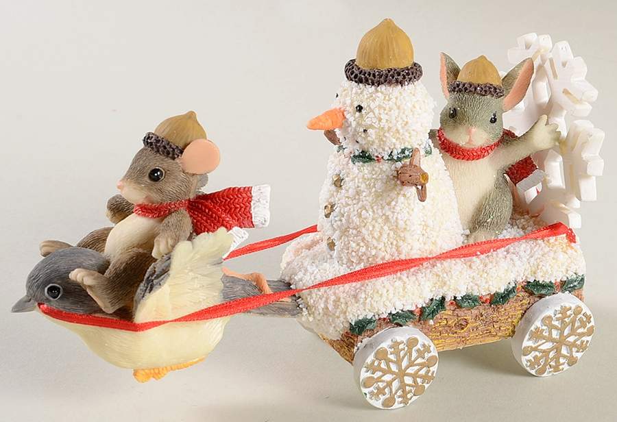 Charming Tails Snowman Float - No Box by Charming Tails-1