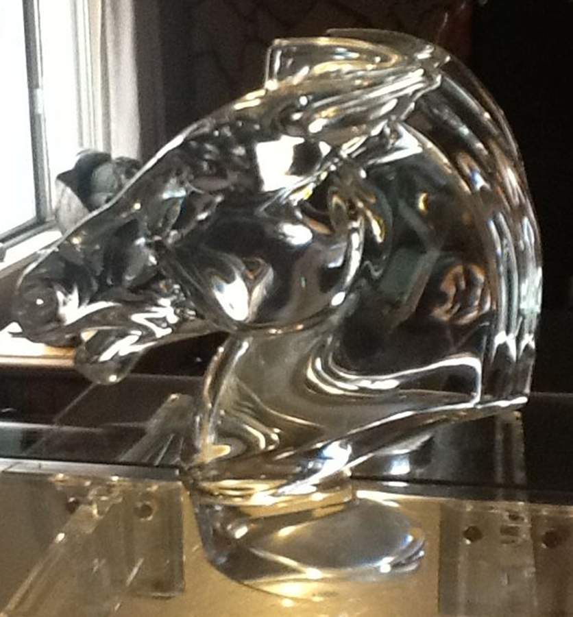 Cristal de Sevres Figurines Horse Head-Polished - No Box by Cristal de Sevres-1