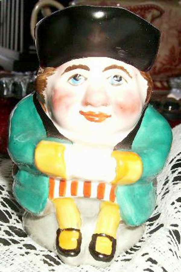 Crown Staffordshire Figurines Toby Jug-Inkwell - No Box by Crown Staffordshire-1