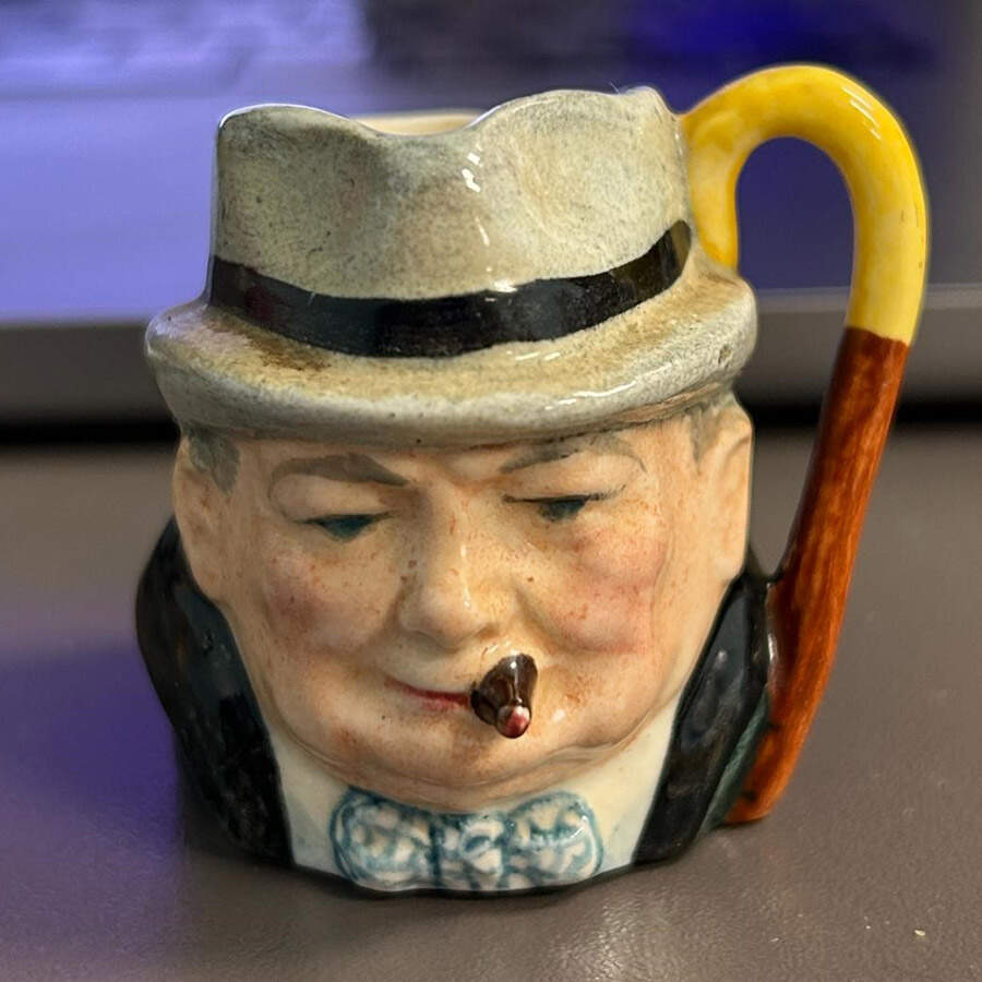 Character Jug Winston Churchill - No Box by Cooper Clayton-1